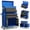 Blue, variant on Seizeen 2-IN-1 Tool Chest & Cabinet, Large Capacity 8-Drawer Rolling Tool Box Organizer with Wheels Lockable, Black
