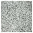 thumbnail image 2 of SAFAVIEH Rio Kynaston Solid Polyester Shag Area Rug, Grey/Ivory, 6' x 6' Square, 2 of 9