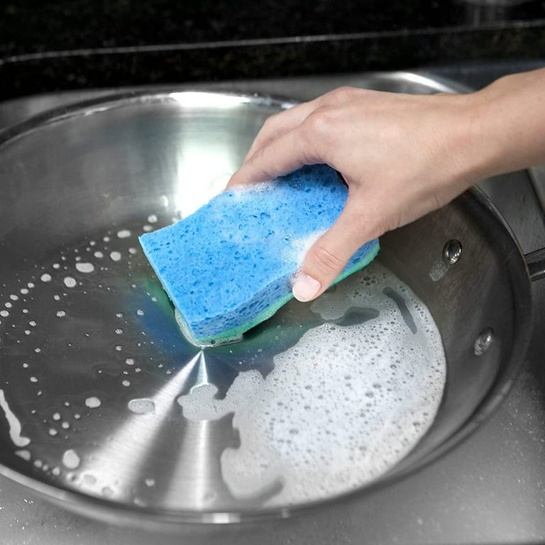 Scrunge® Non-Scratch Scrub Sponge, Household Cleaning Products Made for  Easy Cleaning