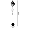 thumbnail image 3 of LCXmlly Hanging Wind Chime Handmade Wind Chime Metal Ladybug Shape Hanging Windbell Pendant Home Decor (1 Piece), 3 of 6