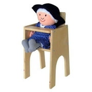 Aplus Child Supply F8045 17.9 x 9.6 x 9 in. Deluxe Doll High Chair