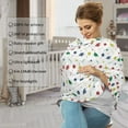 thumbnail image 4 of Haiem Happy Graduation Baby Nursing Cover & Nursing Poncho - Multi Use Cover for Baby Car Seat Canopy, Stroller Cover, 360°Full Privacy Breastfeeding Coverage, 4 of 9