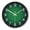 Green, variant on DESIGNICE Wall Clock,Luminous Hands Modern Wall Clock,Soft Contrast Bathroom Clock,Green,8In