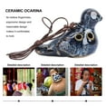 thumbnail image 3 of Ocarina de 6 agujeros con forma de pájaro, instrumento musical para principiantes, intérpretes profesionales, decoración portátil, 3 of 6