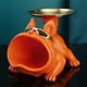 thumbnail image 1 of Estatua de perro de resina, figura de Bulldog, joyería de caramelo, pendientes, bandeja, soporte para llaves de almacenamiento, 1 of 5