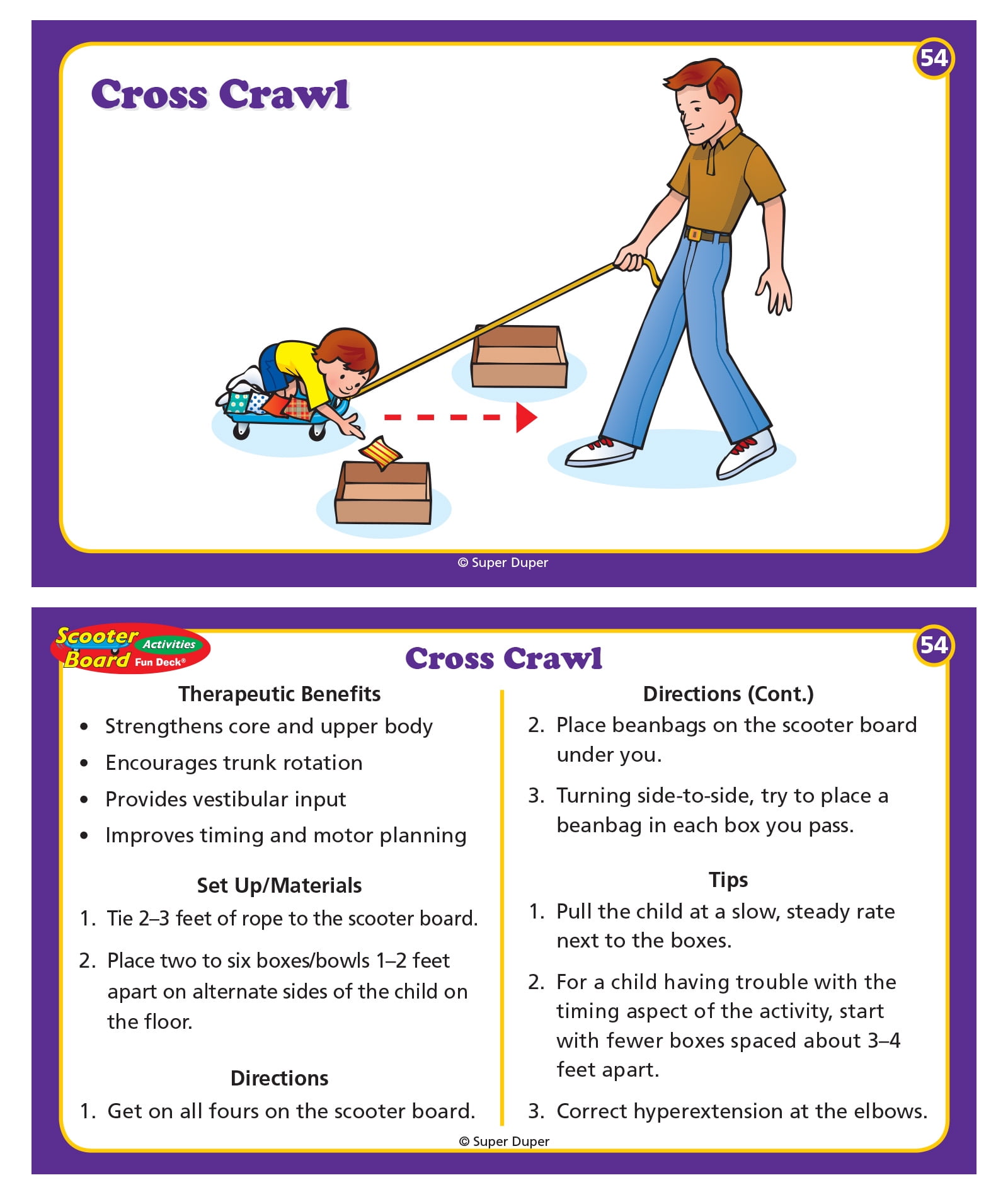 Buy Super Duper Publications Scooter Board Activities Fun Deck