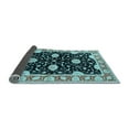 thumbnail image 2 of Ahgly Company Indoor Square Oriental Light Blue Industrial Area Rugs, 6' Square, 2 of 4