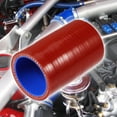 thumbnail image 2 of 38-40mm 1.5"-1.6" ID Straight Silicone Reducer Hose Silicone Hose Coupler Intercooler Tube Red for Car, 2 of 6