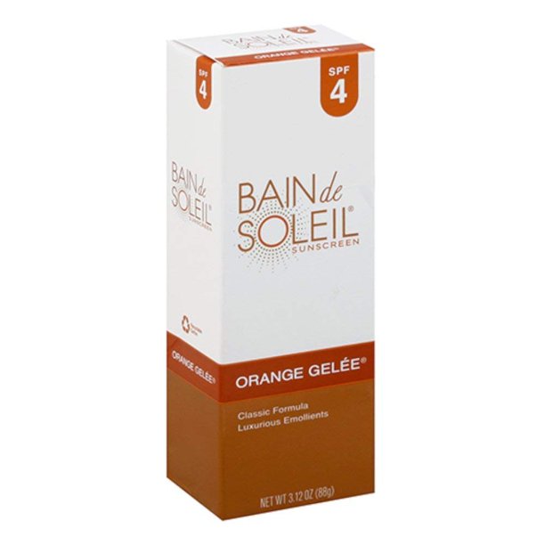 Bain de Soleil Orange Gelee Sunscreen, Tanning Lotion, SPF 4 3.12 oz