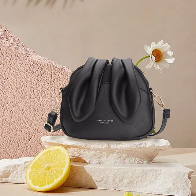 Small Crossbody Bags for Girl Exquisite Workmanship Rabbit Ears Shoulder Bag for Hiking Day Trips Walking