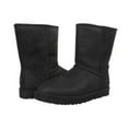 thumbnail image 3 of Genuine Ugg Classic Short Black Gray Chestnut Brown Navy Leather Bomber Men Boot, 3 of 7
