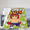 thumbnail image 2 of Manta de dibujos animados Stumble Guys, manta de forro polar ultra suave y acogedora de lujo para sofá cama, mantas de franela cálidas para todas las estaciones, ropa de cama para niños, niñas y, 2 of 7