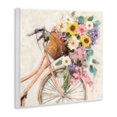 thumbnail image 4 of Stupell Industries Flower Swathed Bicycle Transportation Painting Unframed Art Print Wall Art, 12 x 12, 4 of 8
