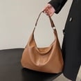 thumbnail image 3 of Bolso Hobo Elegante Mano Suave Y Holgado Hombro PU para Mujer Retro, 3 of 9
