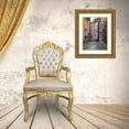 thumbnail image 3 of Frank, Assaf 19x24 Gold Ornate Wood Framed with Double Matting Museum Art Print Titled - Narrow street through old buildings in Rome, Italy, 3 of 4