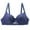 Blue, variant on Audhol Plus Size Lace Bralette High Support Bras for Women Adjustable Strap Full Coverage Up Bras Comfortable No Underwire Wireless Bras Wireless Push Up Bra Beige 38D