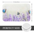 thumbnail image 2 of Gaeub Lavender and Butterfly Print Door Mat with Heavy Duty Backing,Welcome Mats for Entryway, Flannel Anti-Slip Doormat, Garge Porch Entryway Mat,16x24in Outdoor Indoor Welcome Mat, 2 of 7