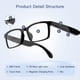 thumbnail image 2 of Gafas inteligentes Tulbeys G10-Z Anti-Luz Azul Bluetooth, 2 of 7