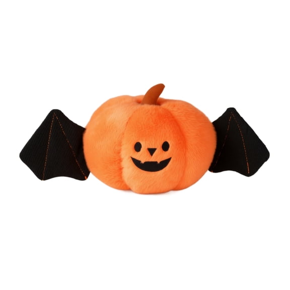Knisume Halloween Pumpkin Stuffed Animals Soft Plush Toy – Squishy Velvet Pillow with Embroidered Face, Great for Holiday Home Decor and Cute Plushies Collection,A