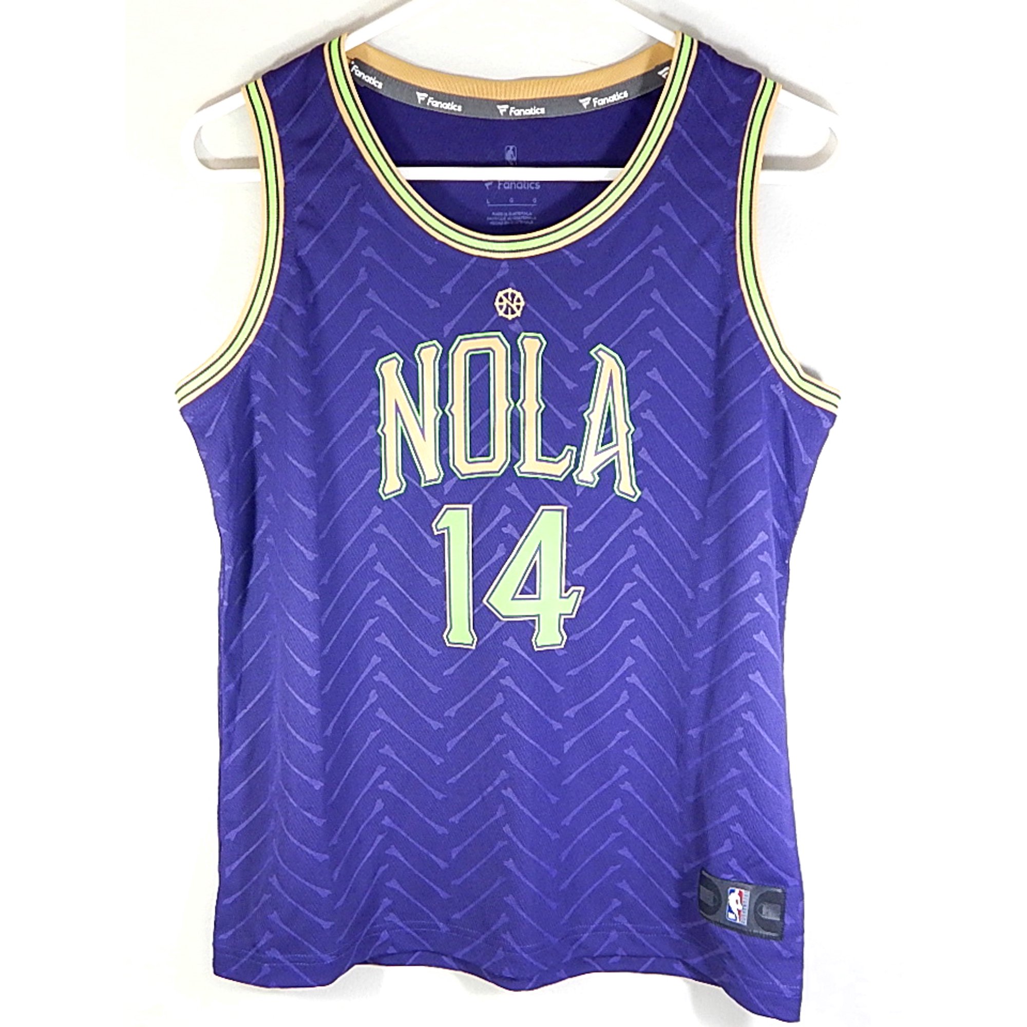 Brandon Ingram #14 New Orleans Pelicans Fanatics NBA City Jersey Purple Youth XL