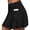 Black, variant on Skirts for Women—Versatile Run Shorts Yoga Hakama with Inner Pockets and Sporty Suitability Black S