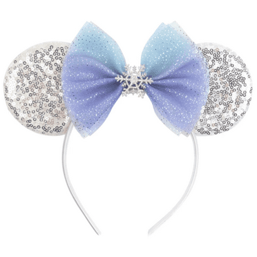 Frozen Elsa II Inspired Mickey Ears, Frozen Mickey Ears, Princess Ears, Elsa Minnie Ears, Elsa Mickey Ears