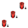 thumbnail image 2 of Matsuzay Ratón óptico inalámbrico de velocidad rápida con receptor USB, 6 botones, ordenador para juegos, ratón de plástico, accesorios Type5 NO5, 2 of 6