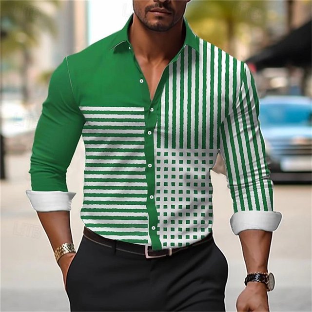Camisas de hombre de moda de lujo con pétalos, informal, para exteriores, con farolas, suaves y cómodas, con patrón de alta definición, nuevas camisetas para hombre