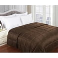 thumbnail image 1 of All Season Down Alternative Reversible Blanket  Twin/Twin XL-Chocolate, 1 of 1