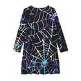 thumbnail image 3 of Robes de Fête en Tulle pour Filles Manches Longues Col Rond Robe 4-14 Ans Enfants et Filles Robe Princesse Imprimée Manches Longues Col Rond Multicolore 170, 3 of 4