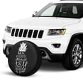thumbnail image 3 of KAKALAD Stand tall pineapple Spare Tire Cover Universal Vehicle Accessories Buckle Car Tools 14”in, 3 of 6