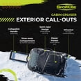 thumbnail image 3 of Sportube Cabin Cruiser Wheeled Carry-On Boot Bag Travel Gear, Graphite Topo, 3 of 12