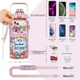 thumbnail image 2 of Best Friend Gift Women - Half Gallon Water Bottle with Sleeve - I Wish You Lived Next Door - Best Friend - BPA Free 64 OZ Water Bottle - with Time Marker Leakproof Water Jug, 2 of 6