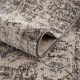 thumbnail image 6 of Hauteloom Peeta Boho Faded Vintage Look Oriental Medallion Area Rug - Farmhouse Traditional Floral Carpet for Living Room, Bedroom, Dining Room - Brown, Beige, Blue - 5'2" x 7', 6 of 9