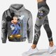 thumbnail image 1 of Sudadera con capucha y Leggings de Mickey Mouse para mujer, conjunto de chándal de moda con nombre personalizado gratis, Sudadera con capucha de Minnie, pantalones de Yoga, 1 of 4