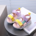 thumbnail image 2 of THJRPQJFD Toddler Girl White Sandals Girl Sandals Size 2 Girls Jelly Sandals Shoes for Toddler Girls Big Kids Shoes Girls Gold Shoes, Pink 3-3.5 Years, 2 of 4