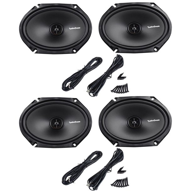(2) Pairs Rockford Fosgate R168X2 6x8 440 Watt 2Way Car