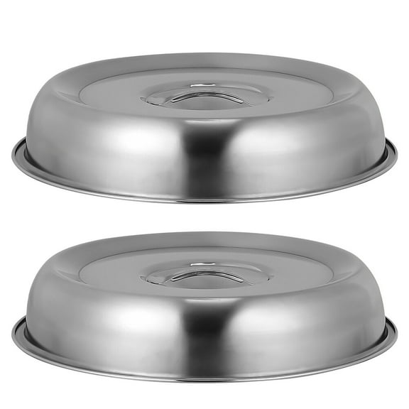 MLINS  2 Pcs Plate for Serving Food Covers to Keep Warm Vegetable Dome
