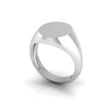 thumbnail image 4 of Oval signet ring 925 Sterling silver ring for Men and women Rings, Engraved Ring stamp name ring Custom ring Pinky Ring Personalization Gift, 4 of 5