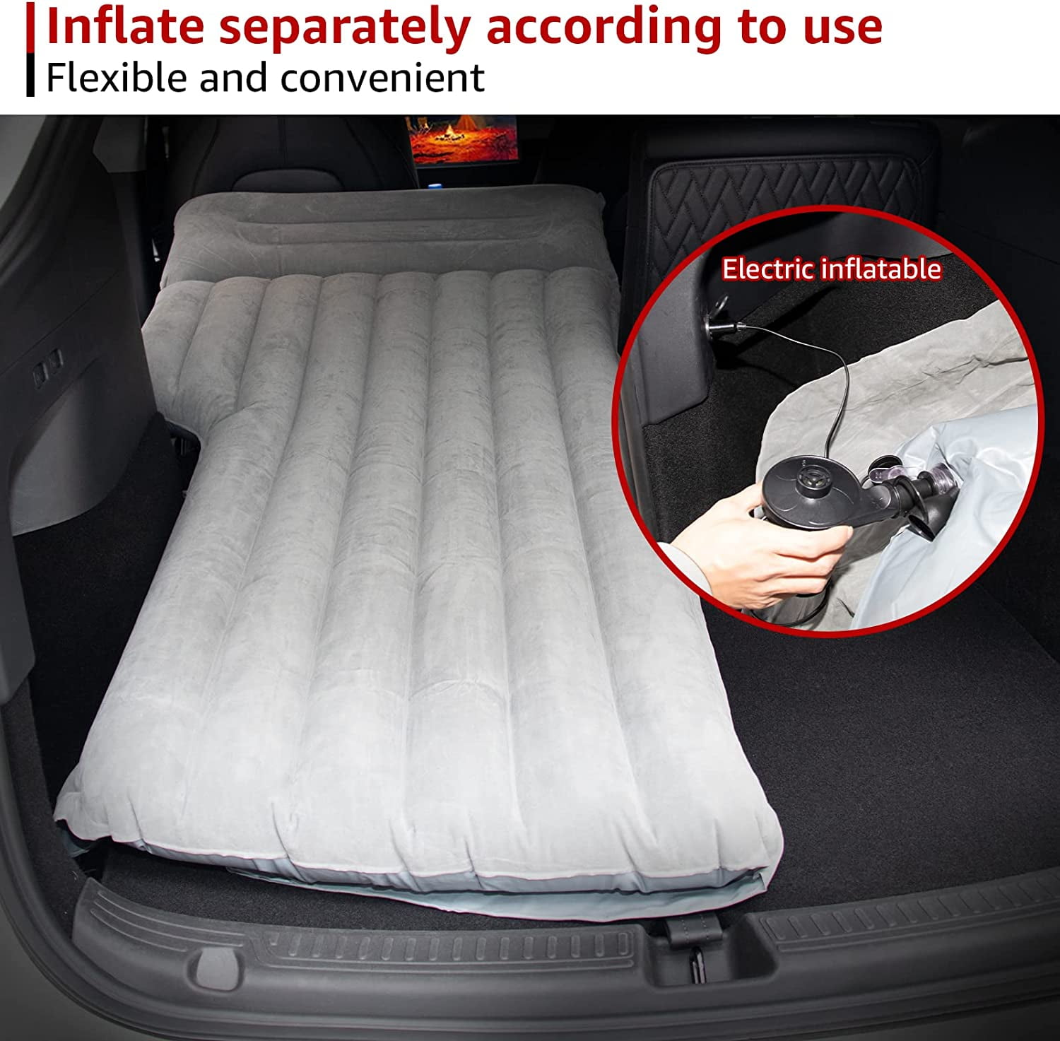 2017-20 Y Mattress Portable Camping Air Bed Cushion Inflatable Tesla Model 3 