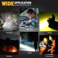 thumbnail image 7 of 20V Cordless Pivoting Work Light Flashlight, 500LM Bright LED, 90° Adjustable Head, Compatible with DeWalt 20V/18V Batteries (Tool Only), 7 of 7