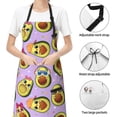 thumbnail image 6 of Fuzoiu Cartoon Avocados Print Adjustable Waterproof Apron with Pockets,Waterproof Apron for Cooking, Gardening, and Art Projects, 6 of 8