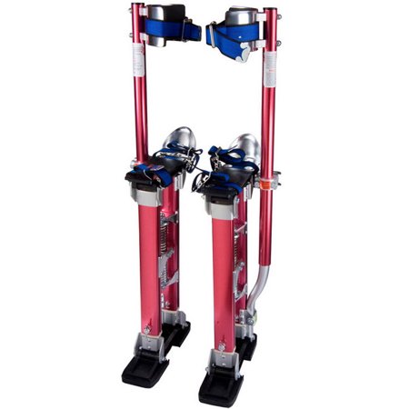 Adjustable Aluminum Drywall - Zimtown Height Adjustable Plastering Stilts, Portable and Lightweight Aluminum Sheetrock Drywall Stilts Painter Tool, for Painting Taping, Multi Size and Color Optional