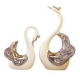 thumbnail image 2 of 2 figuras de cisne para escritorio, regalo de boda, arte artesanal, adorno para fiesta. Estilo B, 2 of 9