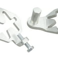 thumbnail image 3 of T Post Gate Hinges Set 2Pieces Heavy Gauge Steel Hinges Accessory with 5/8Inch Metal Posts for Agricultural Use, 3 of 8