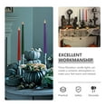 thumbnail image 4 of GARVALON 12pcs Tall Flameless Candles Orange Realistic Design for Weddings, 4 of 8