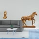 thumbnail image 2 of Escultura majestuosa de león y caballo, figura coleccionable de mesa, adorno decorativo, estatua de resina grabada, animal para decoración del hogar y, 2 of 8