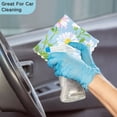 thumbnail image 4 of Yayeee 6 Pack Kitchen Dish Cloths Set for Washing Soft Drying Absorbent Microfiber Towels, Blue Floral, 4 of 9