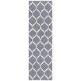 thumbnail image 3 of SAFAVIEH Four Seasons Rionach Geometric Polyester Runner Rug, Grey/Ivory, 2'3" x 8', 3 of 7
