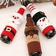 thumbnail image 2 of Conjunto de botellas de vino de Papá Noel, suéter de vino tinto champán, cubierta de botella de vino personalizable, decoración de punto, 2 of 4